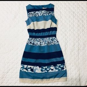 Loft blue floral dress